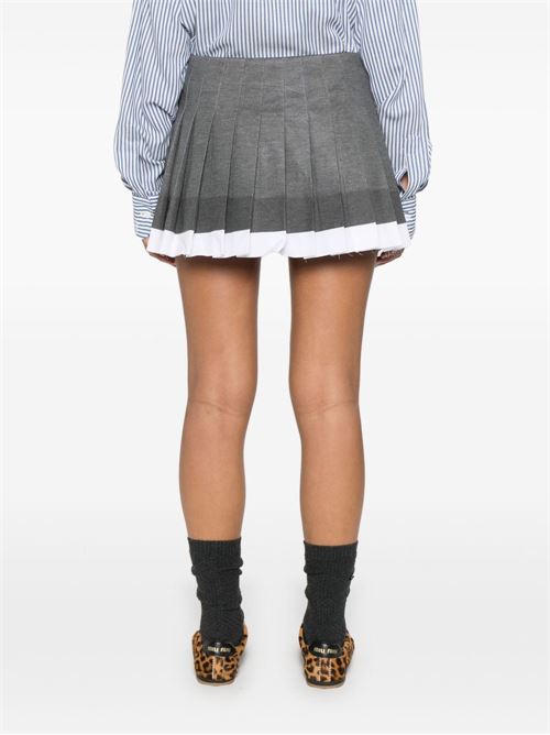 Poplin knit mini skirt MIU MIU | MG233315Q9F0I13